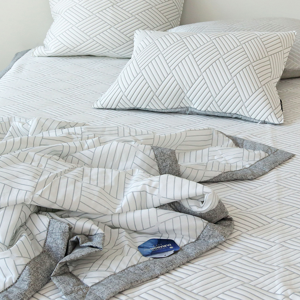 국산 냉감패드 휴비스 듀라론 냉감 3중직 항균 고정밴드 여름패드 쿨매트 Q