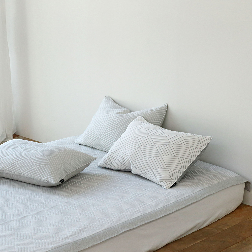 국산 냉감패드 휴비스 듀라론 냉감 3중직 항균 고정밴드 여름패드 쿨매트 Q