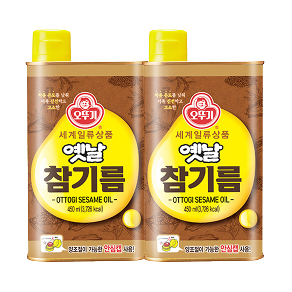 오뚜기 옛날 참기름 캔 450ml 1개+1개 외 10종