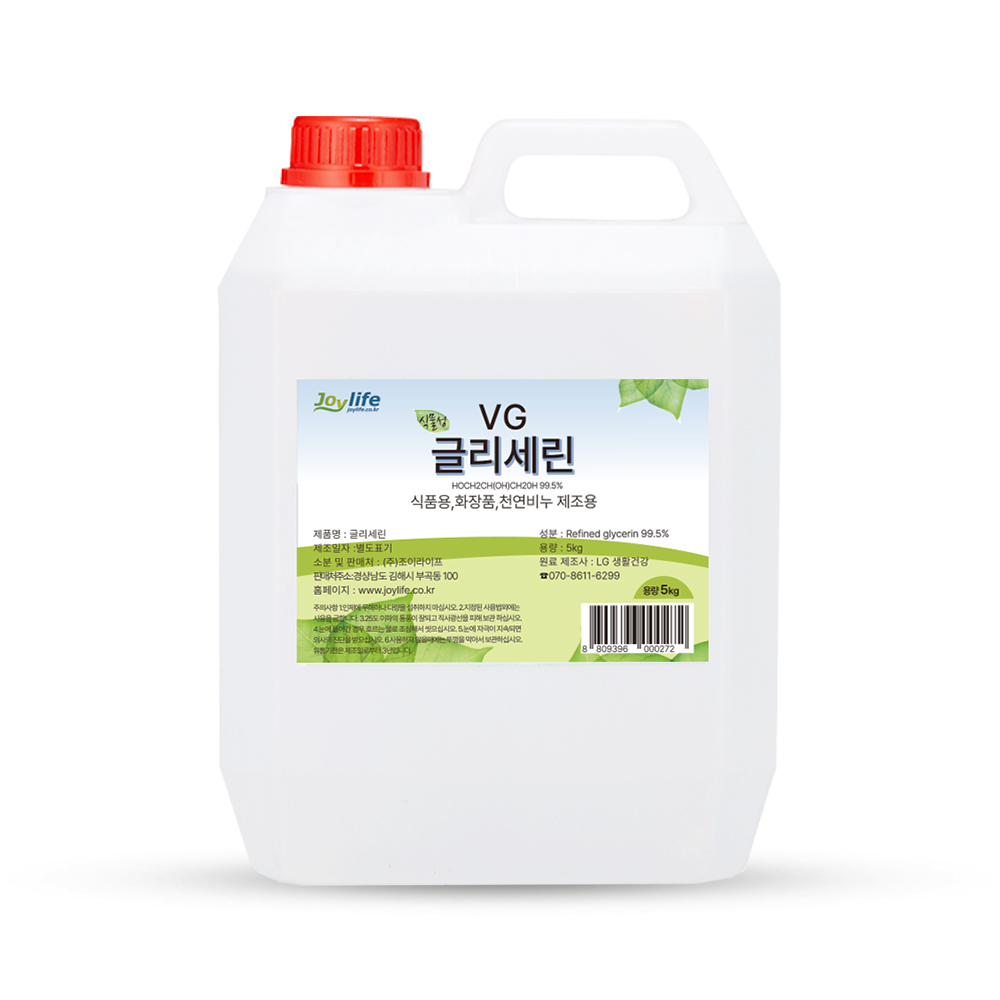 조이라이프 식물성 글리세린 VG 5kg 식물성 화장품 비누 슬라임 - 상품 이미지
