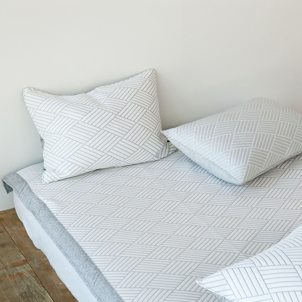 국산 냉감패드 휴비스 듀라론 냉감 3중직 항균 고정밴드 쿨매트 여름패드 SS