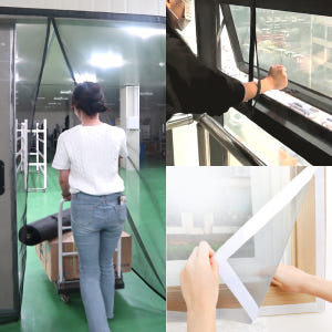 방충망 원터치 시공 베란다 대형 벨크로 미세 먼지 청정망40x10 실사용 후기 | 효과 있을까? - 상품 이미지 3