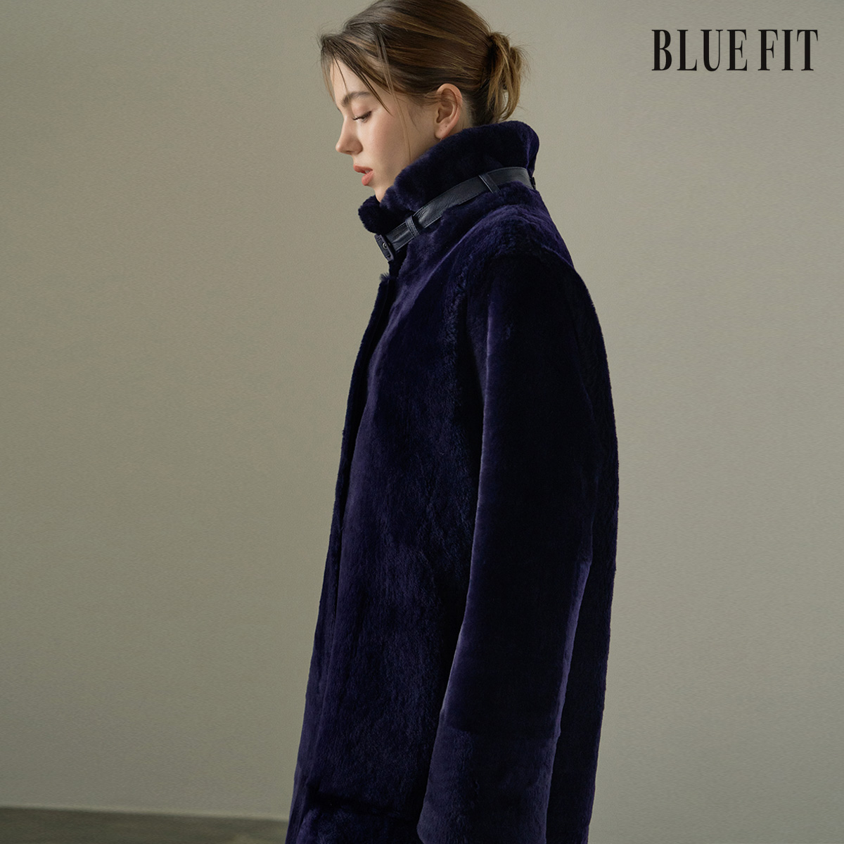 [로보] 스페인 리버시블 넥벨트 무스탕 코트 SSC23C097 상세 이미지 7