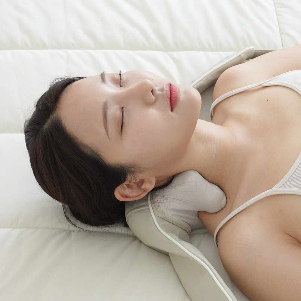 오아 넥앤스파 무선 온열 목 어깨 안마기 승모근 종아리 마사지기 - 상세 이미지 5