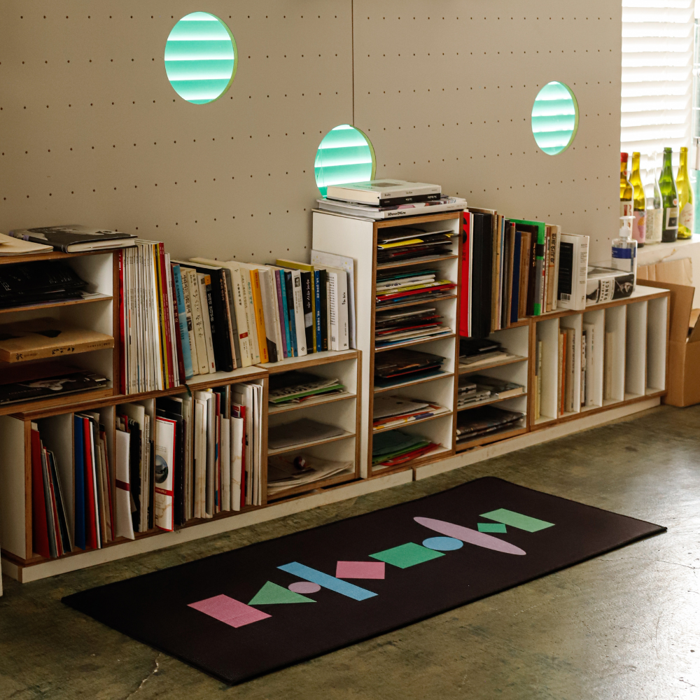 [에모프] 밸런스 미니매트 주방 발매트 극세사 로고매트 50x70