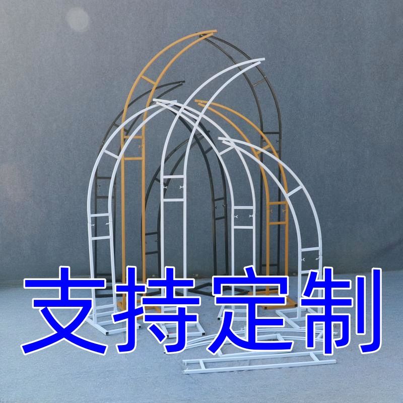 웨딩 아치 스탠드 소품 촬영 인테리어 꽃 프레임 장식 무대 포토존 파티 배경 - 상세 이미지 2