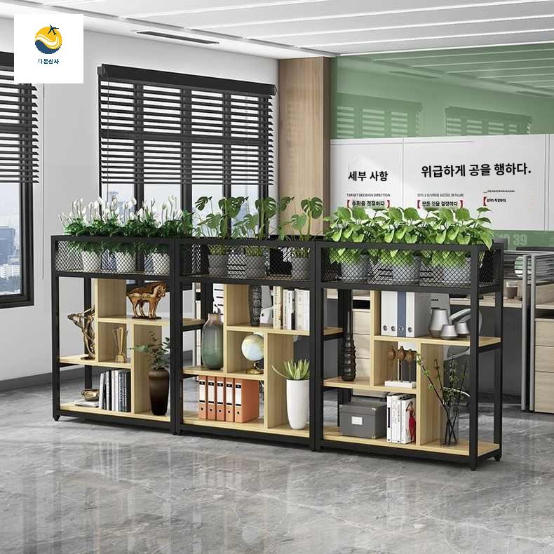 원룸 카페 가벽 사무실 책장 팁스 공간분리 낮은철제원목 셀프인테리어 수납 파티션 만들기 - 상품 이미지