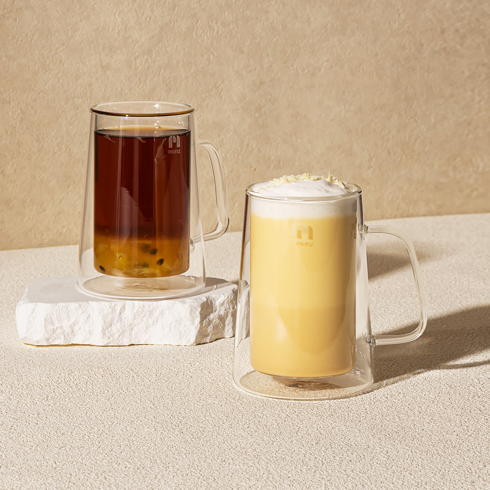 몬즈 더블월 내열유리 이중컵 루체 M 325ml 이미지 7
