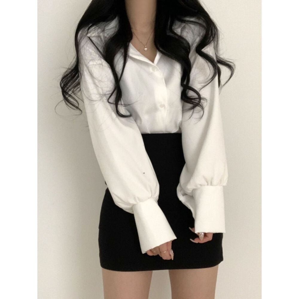 졸업 정려원 7회 블라우스 퍼프 단정한 의상 옷 패션 - 상세 이미지 3