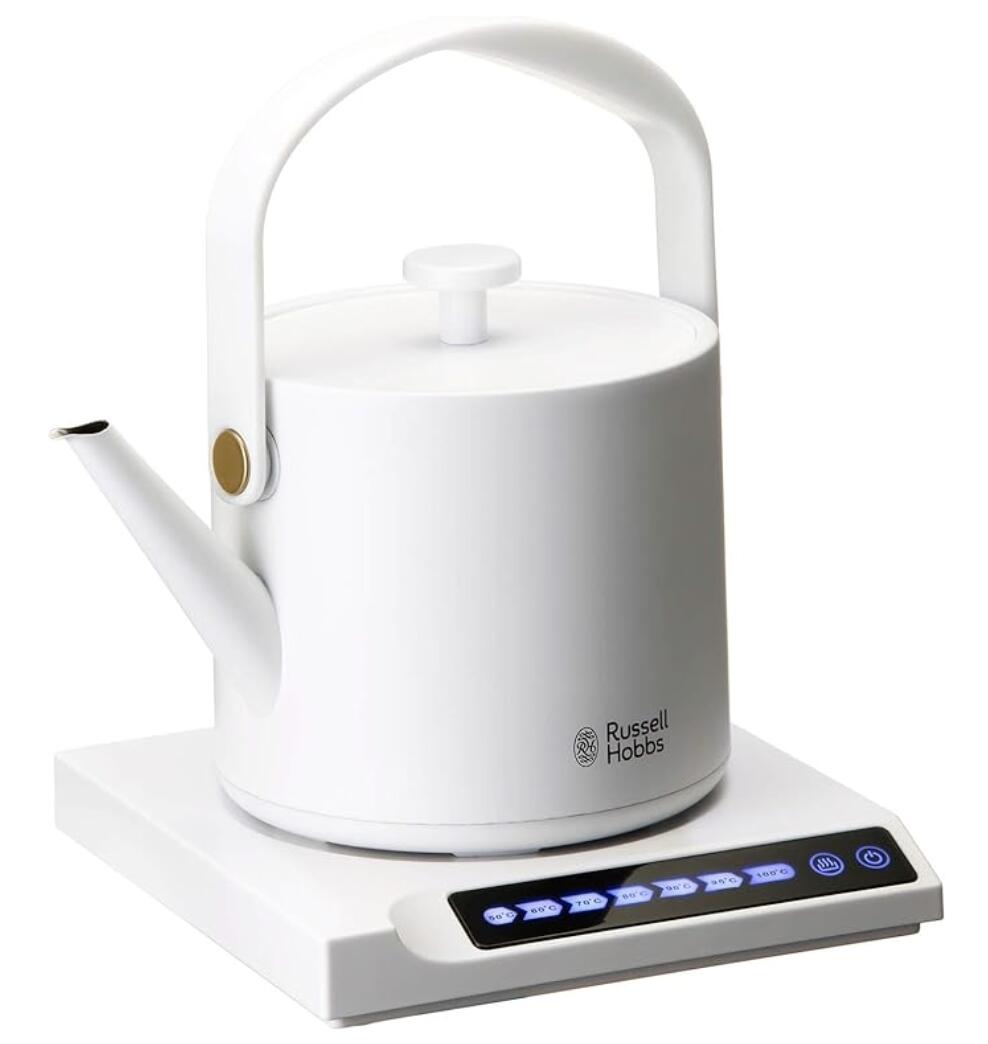 러셀 홉스 Russell Hobbs 전기 주전자 케틀팟 7106JP-WH 블랙 화이트