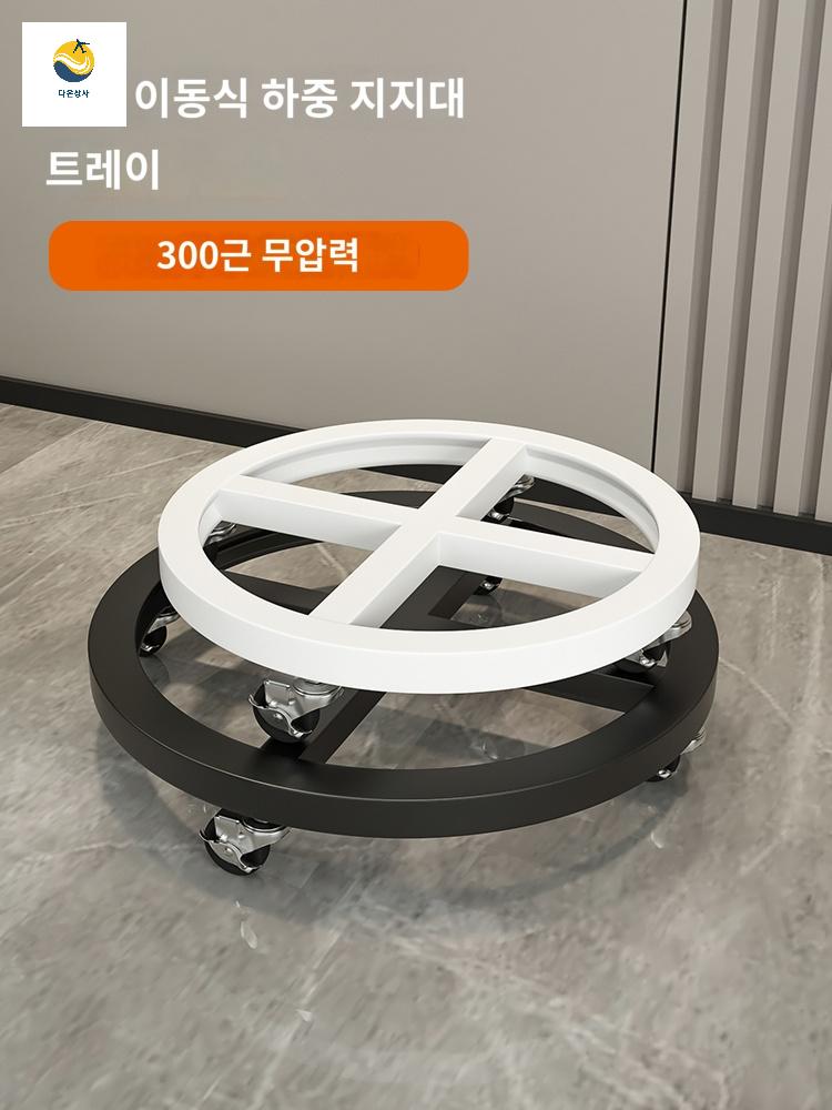 트레이 원형 바퀴달린 대형 받침대 이동식 화분 - 상세 이미지 3