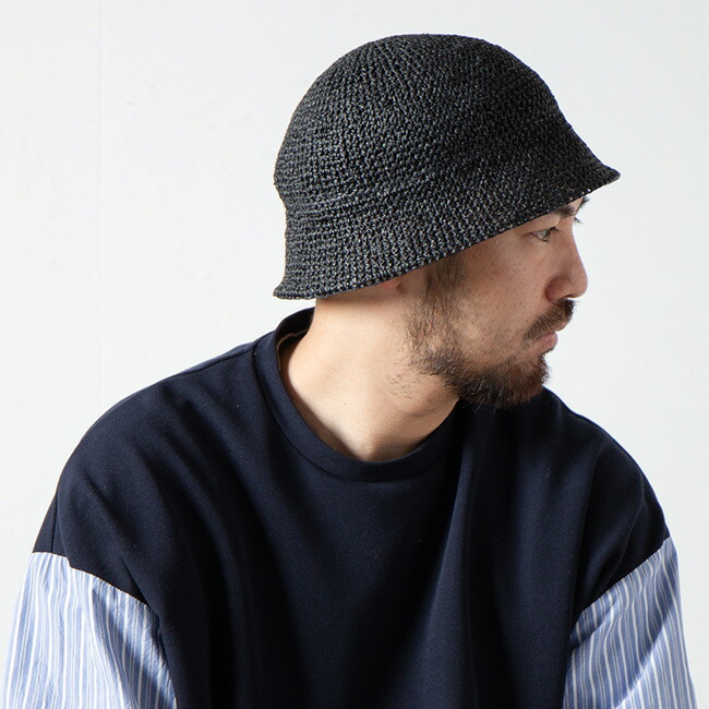 라칼 RACAL 페이버 차이버 니트 튤립 라탄 햇 여름 모자 RL-23-1291 - 상세 이미지 4