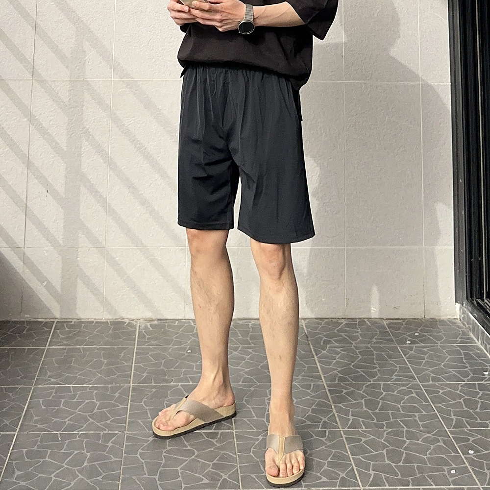 남자 반바지 여름 밴딩 5부 아이스 냉장고 반바지