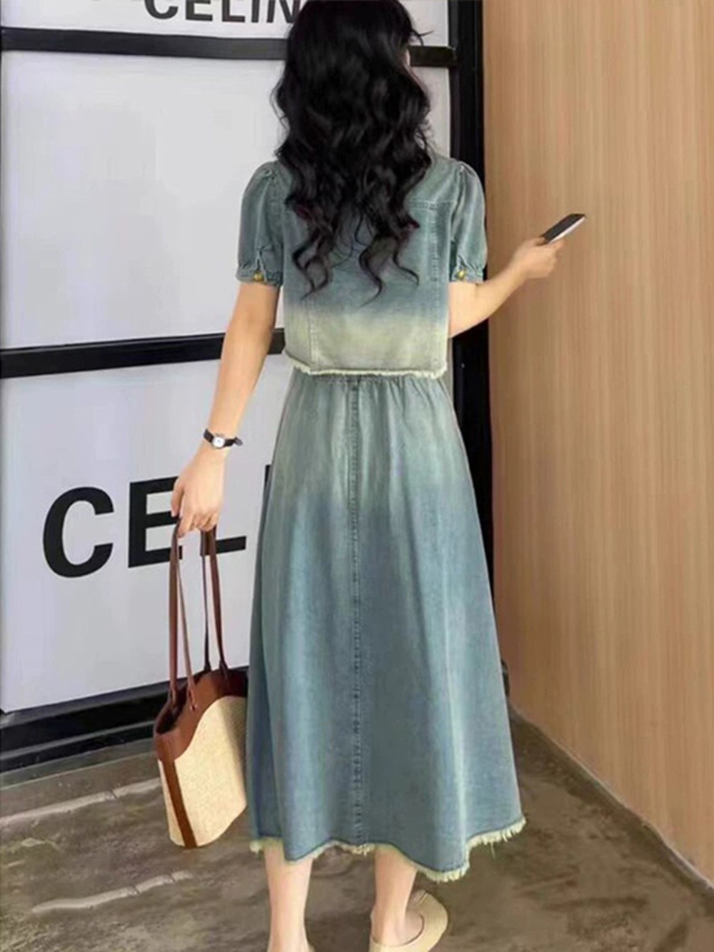 미녀와 순정남 임수향 박도라 데님 원피스 데일리 힙한 의상 옷 패션 - 상세 이미지 3