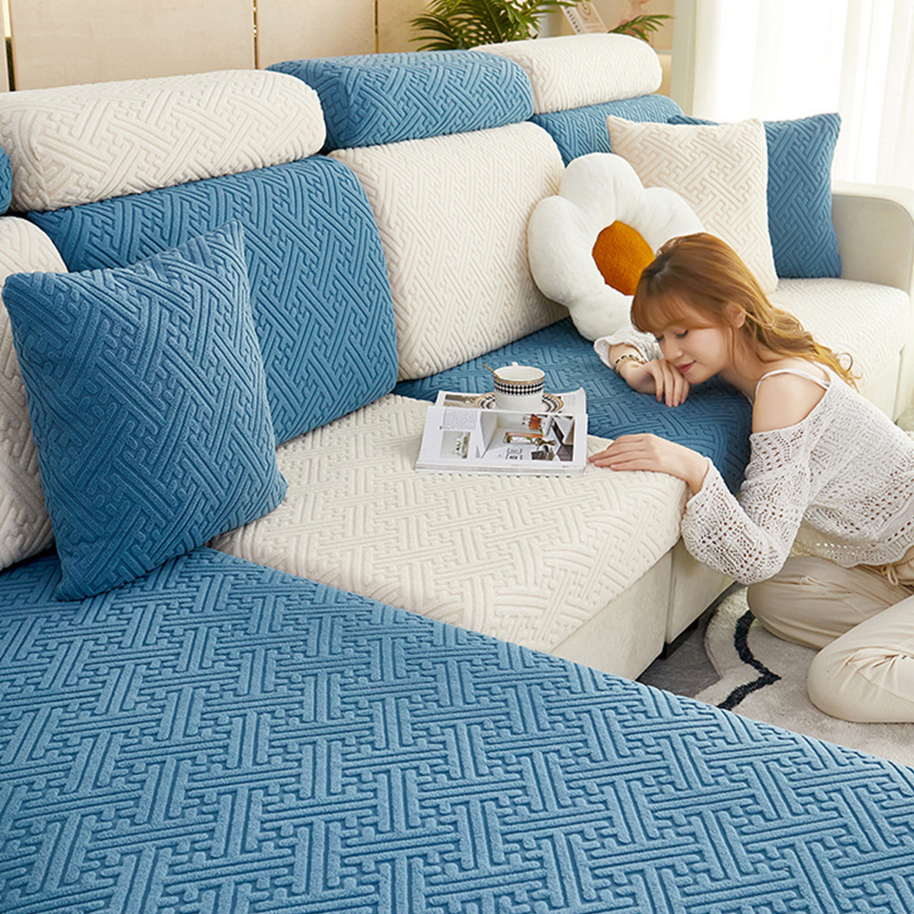 고급패턴 분리형 쇼파커버 쇼파천갈이 소파덮개 1인용 일반형 카우치 소파 패드 깔개