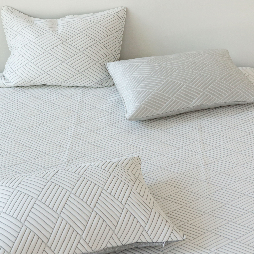 국산 냉감패드 휴비스 듀라론 냉감 3중직 항균 고정밴드 여름패드 쿨매트 Q