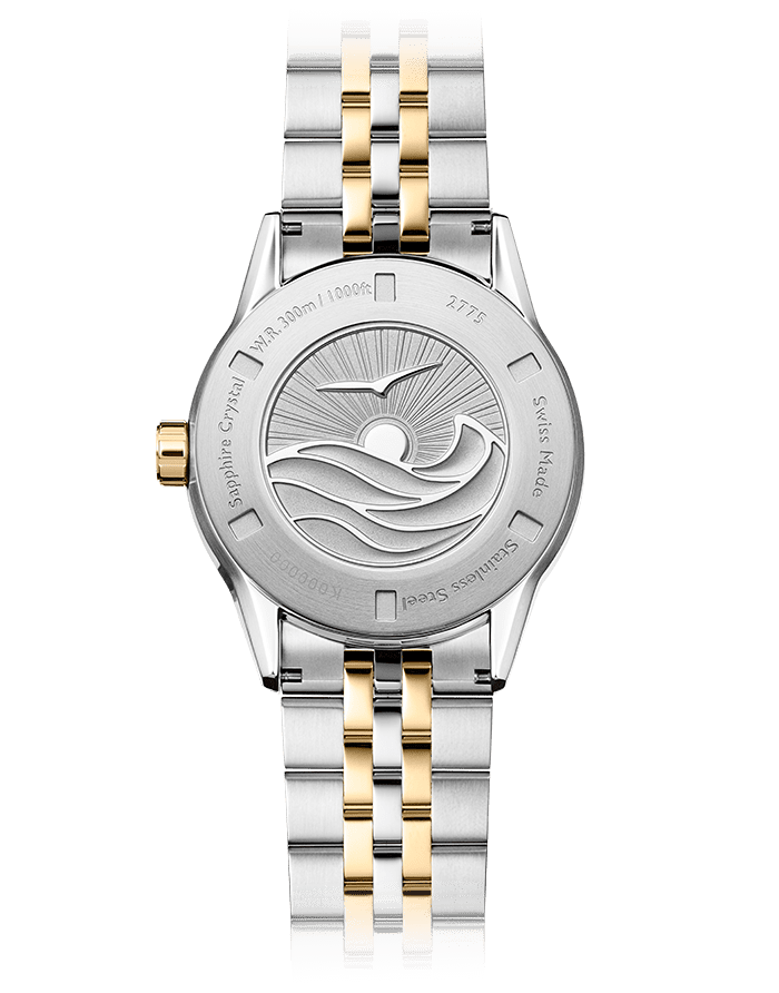 [레이몬드웨일] 프리랜서 다이버 그라데이션 스틸 42mm 골드 블루 - 상세 이미지 3