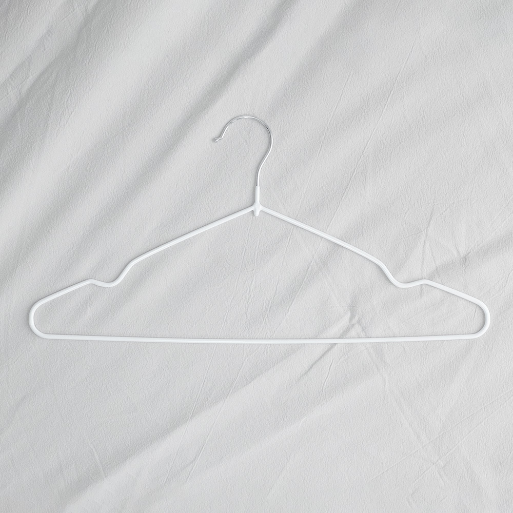 [라운지 전용] 20개입 논슬립 옷걸이 어깨뿔방지 티셔츠 나시 옷걸이 슬림