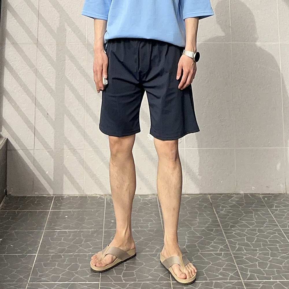 남자 반바지 여름 밴딩 5부 아이스 냉장고 반바지 - 상세 이미지 2