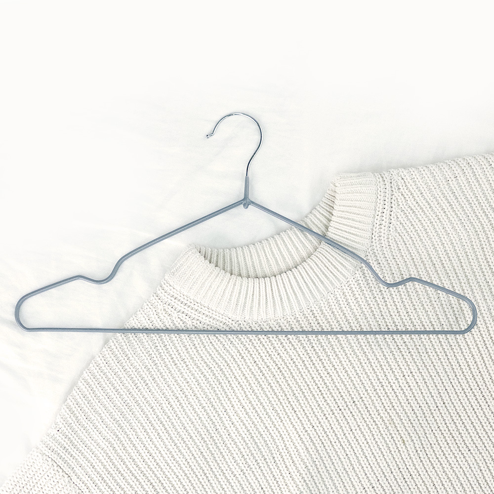 [라운지 전용] 20개입 논슬립 옷걸이 어깨뿔방지 티셔츠 나시 옷걸이 슬림