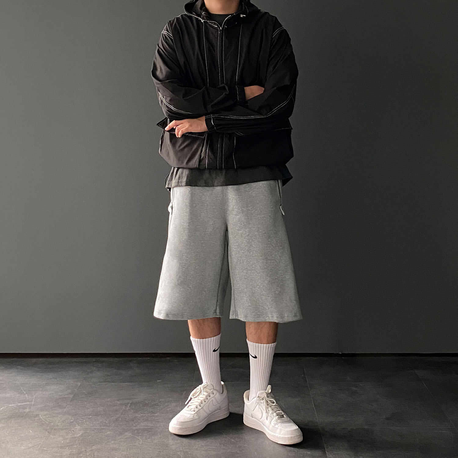 버뮤다반바지 남자버뮤다팬츠 벌룬팬츠 - 상세 이미지 2