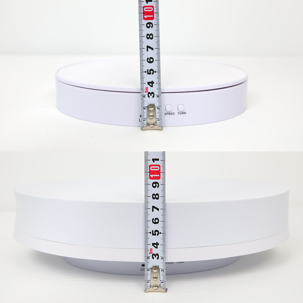 촬영용턴테이블 제품 촬영 회전 턴테이블 자동 회전판 확장커버 30cm - 상세 이미지 3