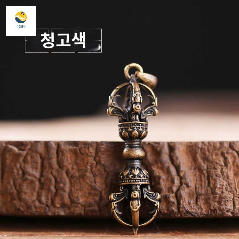 수호신 불교 만자 은 물리치는 펜던트 티베트 금강저 - 상세 이미지 2