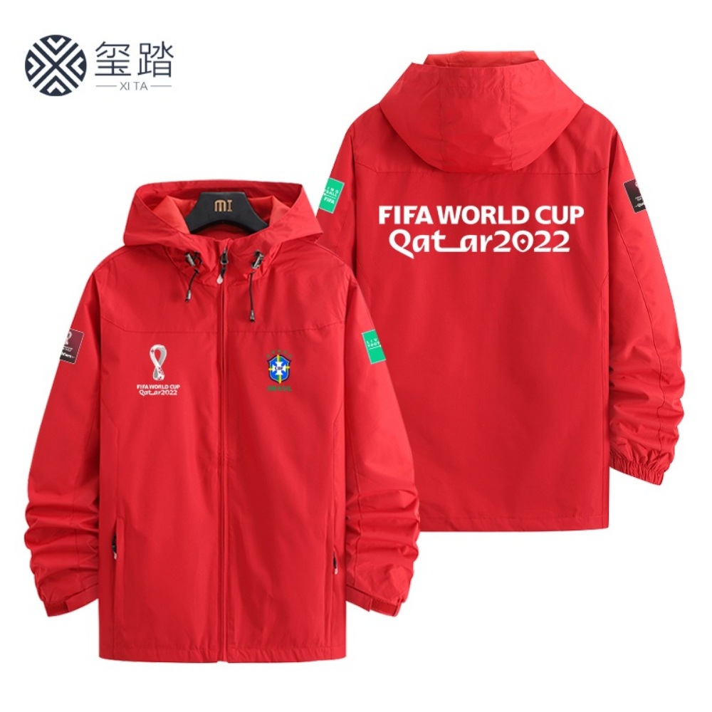 2022 월드컵 브라질 유니폼 바람막이 아노락 윈드러너 잠바 - 상세 이미지 3