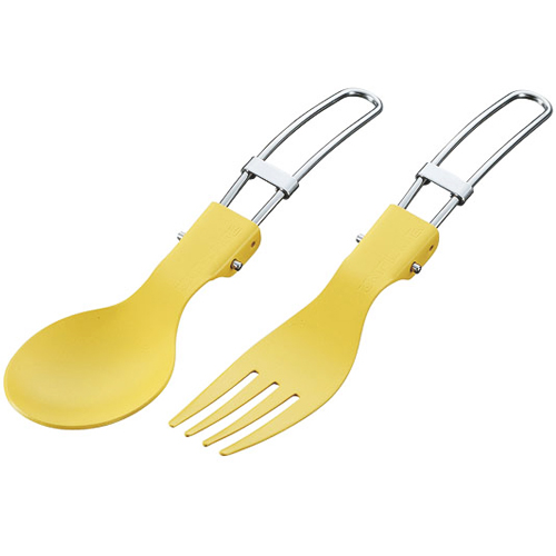 [유니프레임] ECO클린스푼과 포크세트(오렌지)666654 유아즈 정식