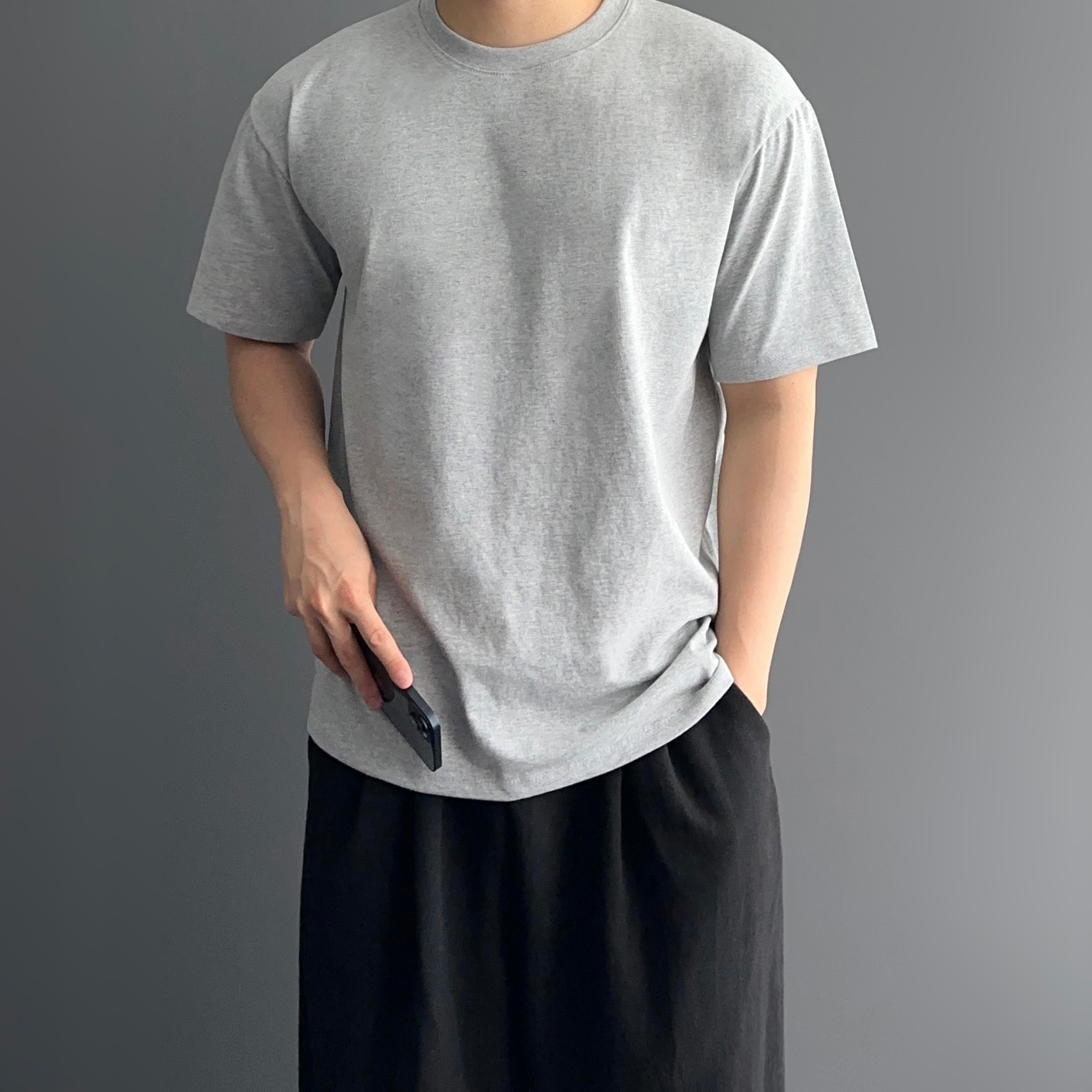 쿨티셔츠 무지티 20수반팔티 - 상세 이미지 2