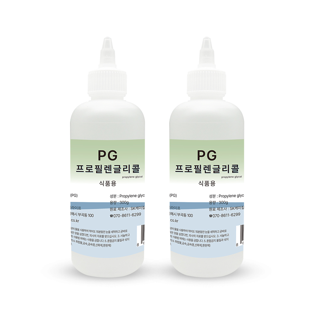 조이라이프 프로필렌글리콜 PG 300g 2개 천연 화장품 비누 슬라임 - 상품 이미지