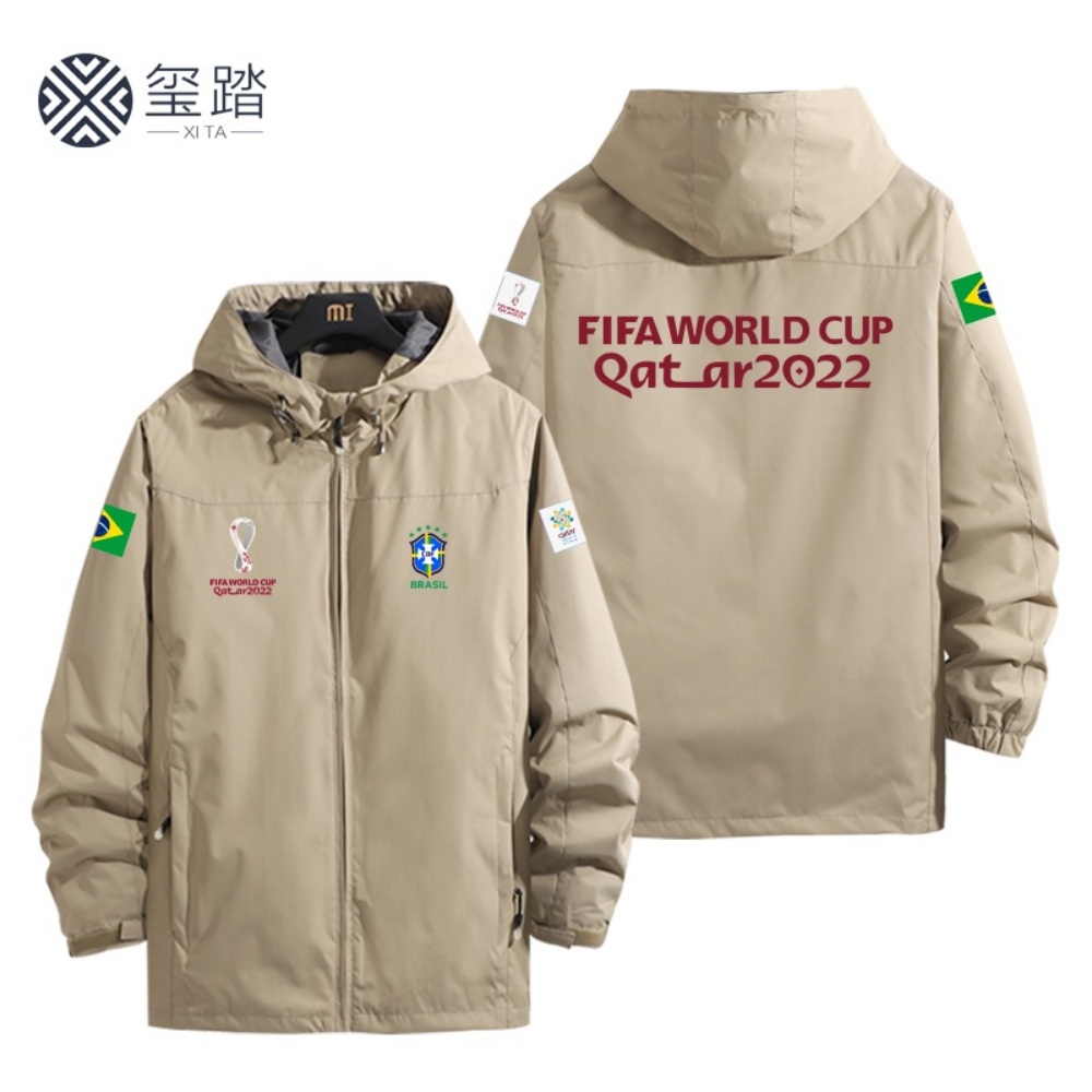 2022 월드컵 브라질 유니폼 바람막이 아노락 윈드러너 잠바 - 상세 이미지 4