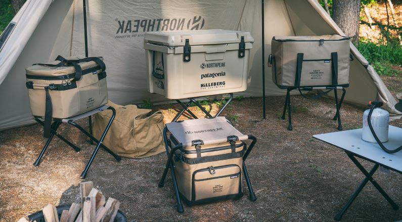 노스피크 멀티 쉘프 백 보냉 쿨러 가방 소프트 20L 와이즈 bbq체어 호환