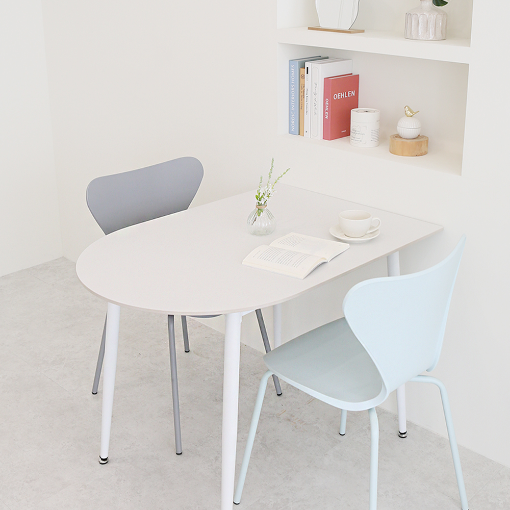 2인 세라믹테이블 포세린 원형 반타원 정사각형 원목 티테이블 식탁 테이블 700 800 850 1000