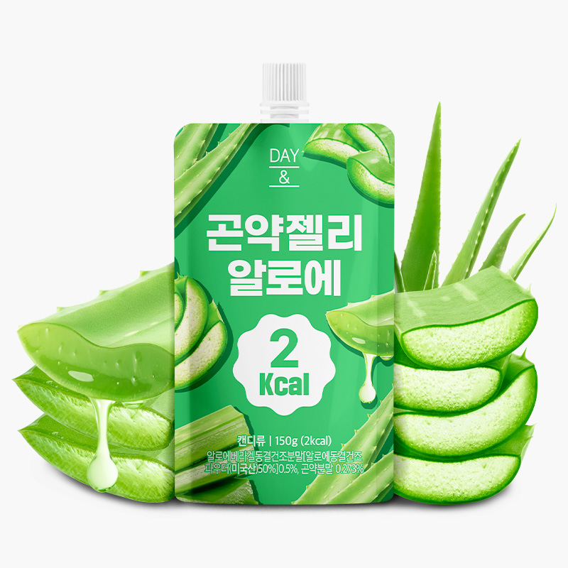 [오늘출발] 데이앤 곤약젤리 알로에맛 알로에, 150g, 10개