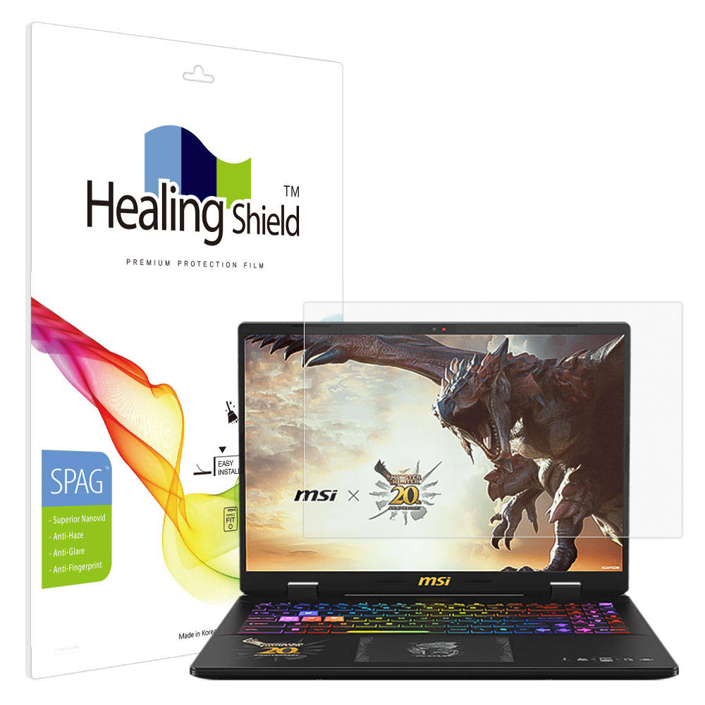 MSI 크로스헤어 16 HX 몬스터헌터 에디션 D14V 슈페리어 저반사 액정보호필름 - 메인 이미지
