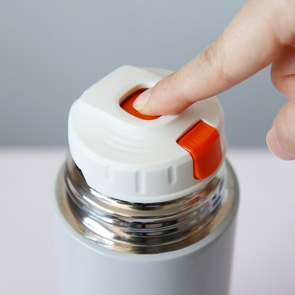 원터치 텀블러 500ml 대용량 보온보냉 손잡이 등산 물병