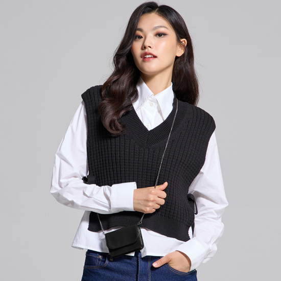 [로보] 이태리 램스킨 바디크로스 카드 홀더 D22AC401 - 상세 이미지 5