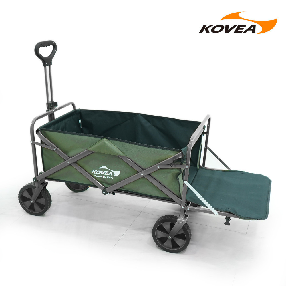 코베아 멀티 캠핑 웨건 원액션 뒷문확장 대용량