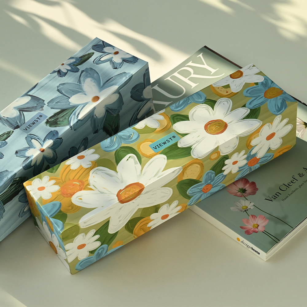 뷰스트 휴대용 이중 암막 자외선차단 플라워 양산 우산겸용 선물세트