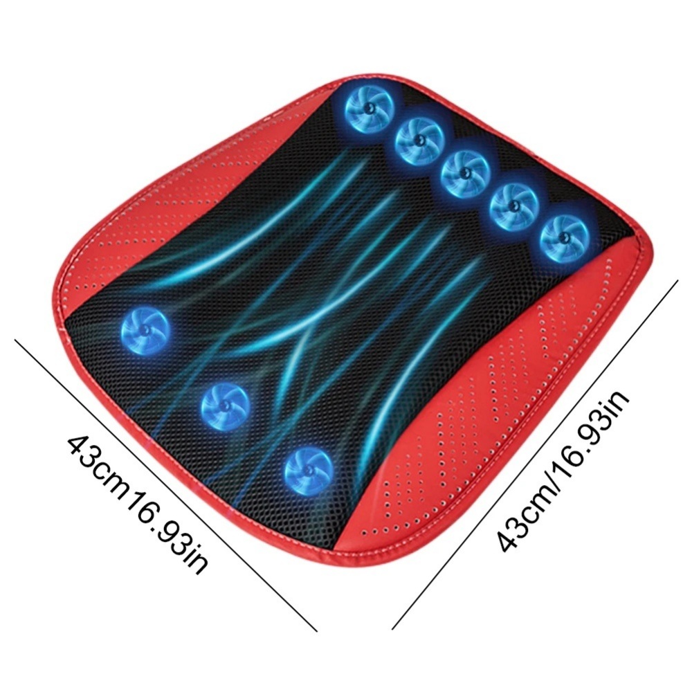 차량용 쿨링 시트 USB 송풍 팬 여름 냉각 방석 이미지 6