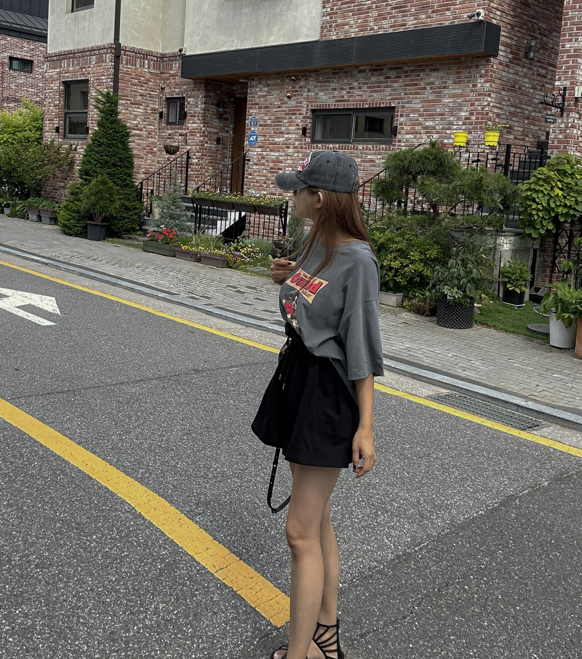 [봄,여름,가을ver./ 기모버전세일! 16,900원/MADE/2단기장/비교불가고퀄리티] 플레어 A라인 밴딩 쭈리  봄 여름 반바지 치마바지 주름반바지 허벅지반쪽핏 키큰녀 상세 이미지 85