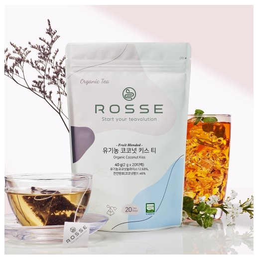 유기농 코코넛키스 허브티 로즈힙 히비스커스 블렌딩 로쎄 허브차 20티백