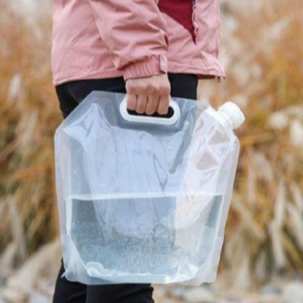 접이식 물통 휴대용 야외 캠핑용 여행 운전 대용량 워터백 5L 10L - 상세 이미지 2