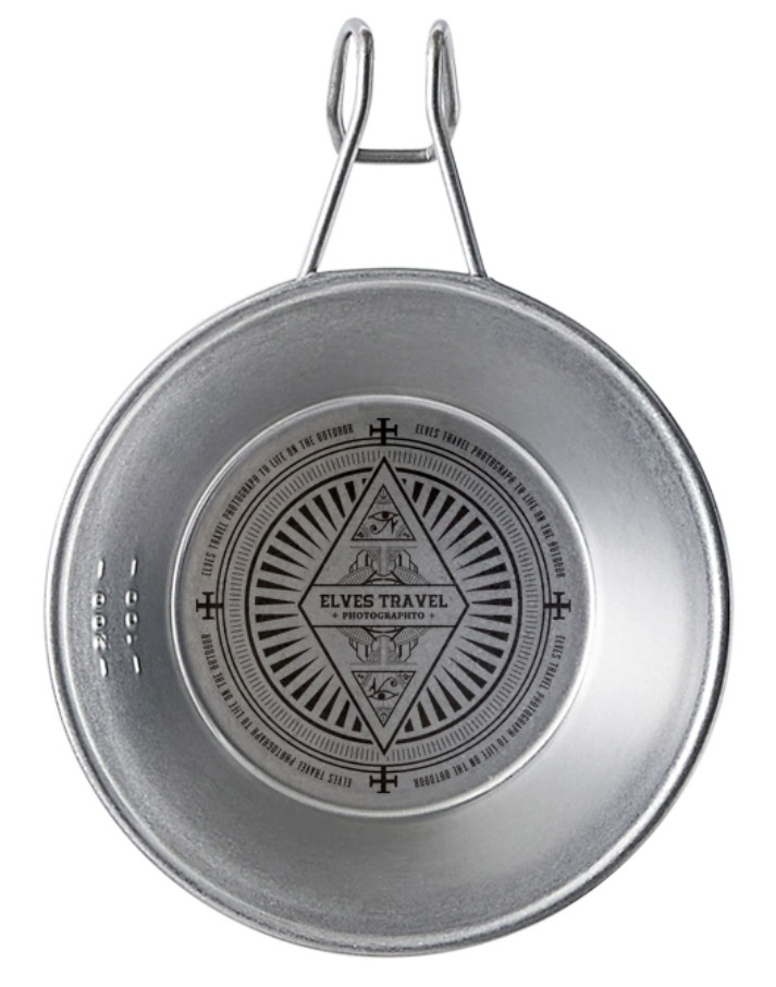 대륙의 테팔 캠핑 식기 접시 보울 스텐 럭셔리캠핑 ETP