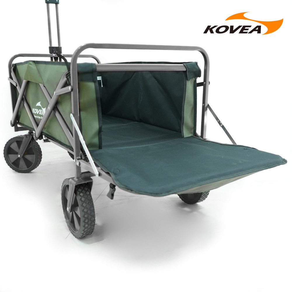 코베아 멀티 캠핑 웨건 원액션 뒷문확장 대용량