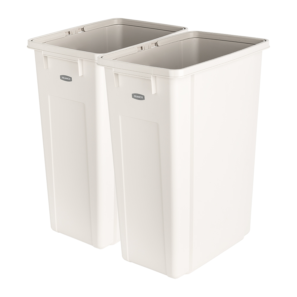 프랑코 종량제 분리수거 쓰레기통 50L x 2p - 상품 이미지