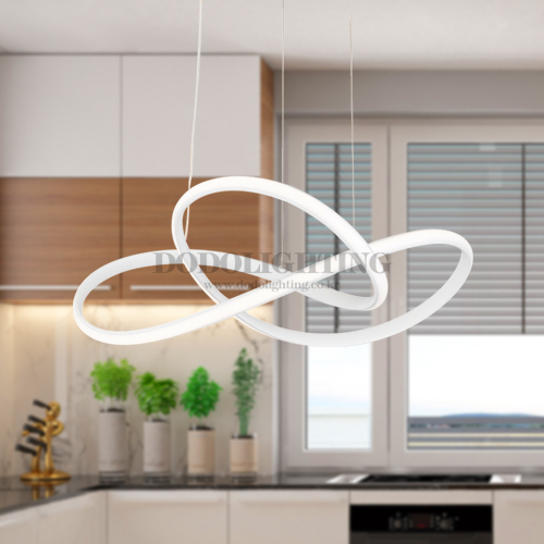 세레나 LED식탁등 팬던트조명 카페등 화이트 골드 주백색 30W - 상세 이미지 4