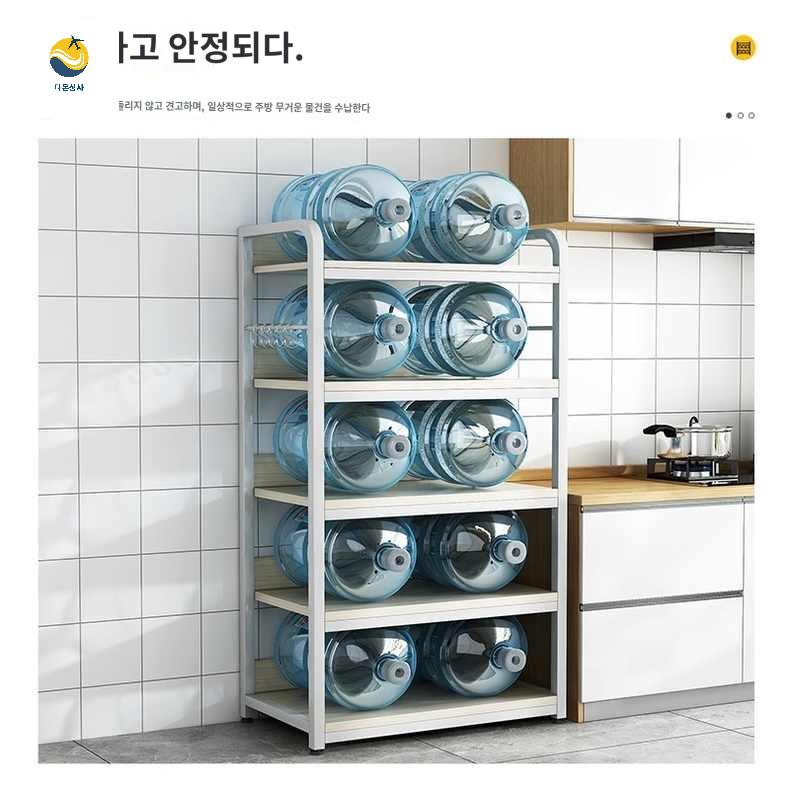 선반 조미료 주방랙 바퀴 부엌 밥솥 전자렌지수납장 이동식 - 상세 이미지 5