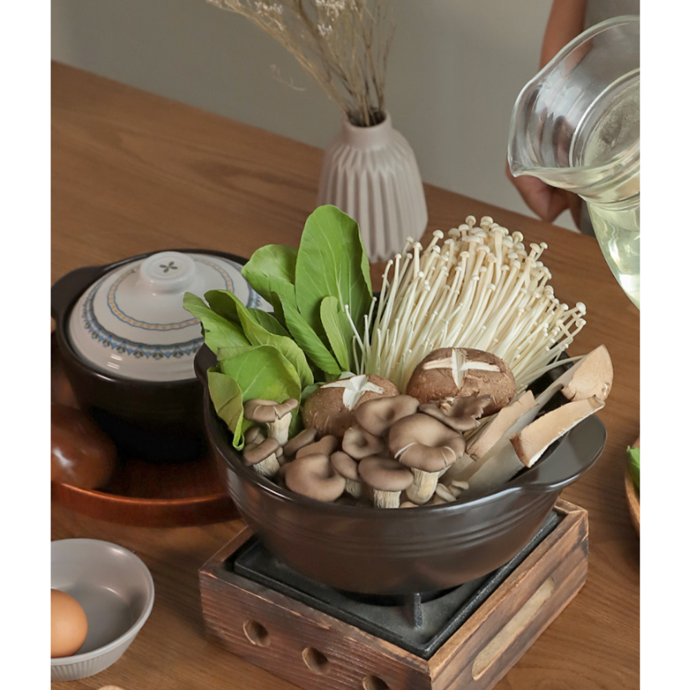 찌개냄비 내열 세라믹 도자기 손잡이 양수 전골 뚝배기 - 상세 이미지 5